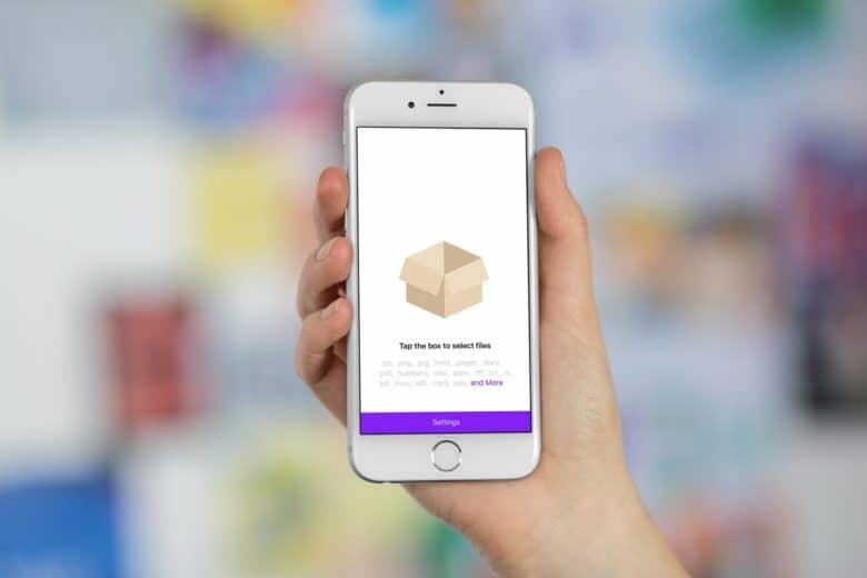 comprimere in Zip con l'app files iPhone