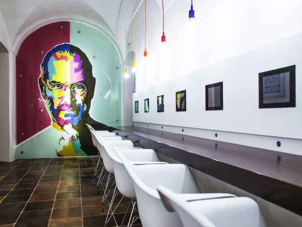 Apple Museum di praga sala relax