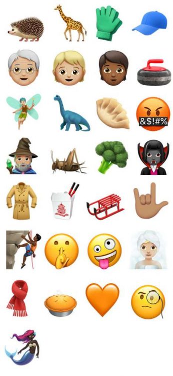 Emoji in iOS 11.1 nuove