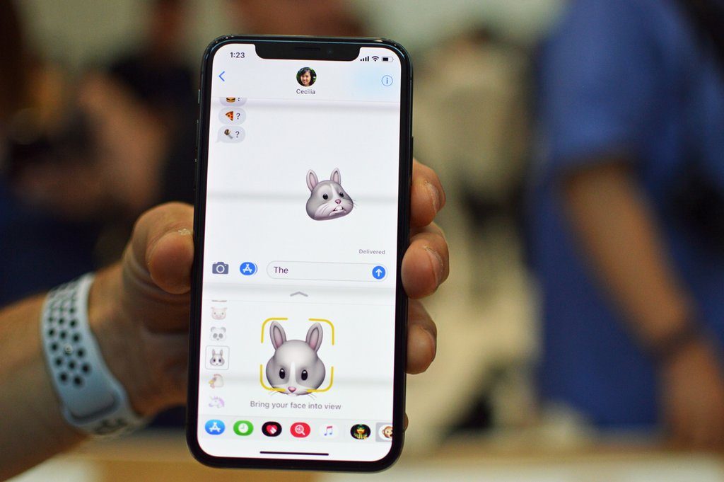 Animoji prova iMessage