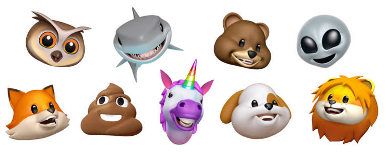 mandare gli Animoji come stickers