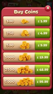 Toon Blast in-app purchase