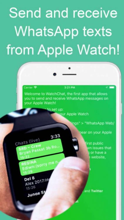 whatsapp on ticwatch