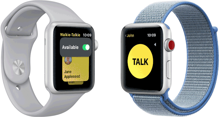 watchos apple watch walkie talkie hero animation x - dall - Mr.Apple