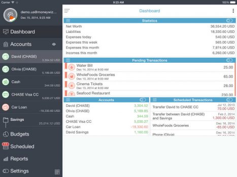 MoneyWiz 2 iOS