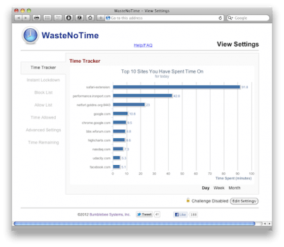 Le migliori estensioni per Safari: WasteNoTime