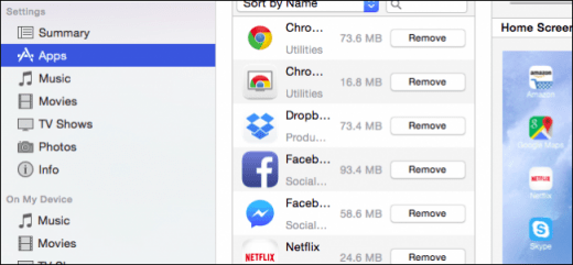 Eliminare le app bianche dall'iPhone 3