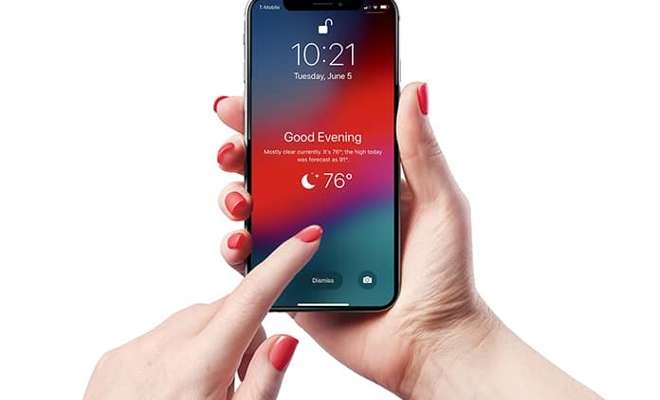 meteo iOS 12 lock screen