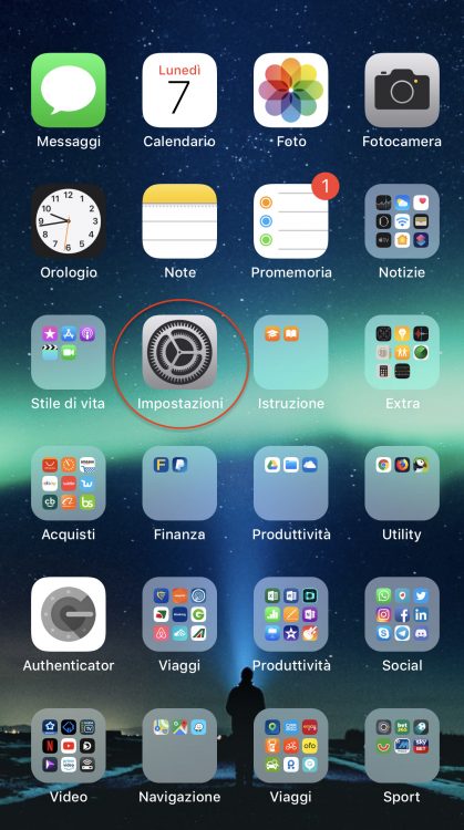 Spegnere iPhone senza il tasto power