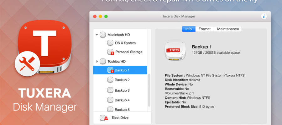 Recensione Tuxera NTFS