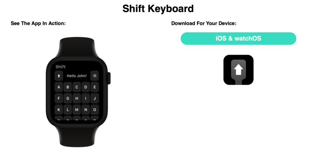 Sito web Shift Keyboard
