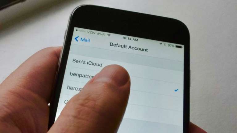 COME CAMBIARE LA MAIL DI DEFAULT SU IOS 3