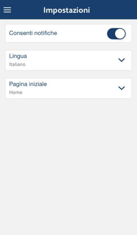 MyUniBa impostazioni
