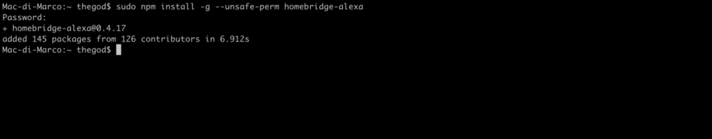 homebridge Alexa