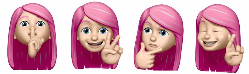iOS 13 Beta 2 animoji stickers