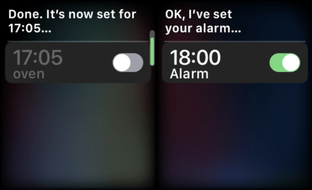 Problemi sveglia con l'apple Watch: Un'immagine di quando viene impostata.