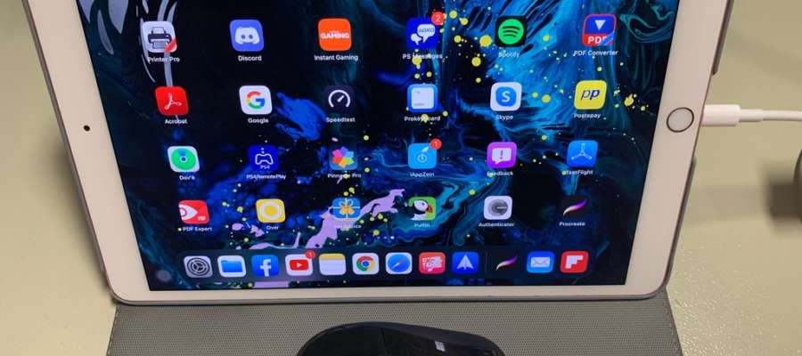 utilizzo mouse su iPadOS