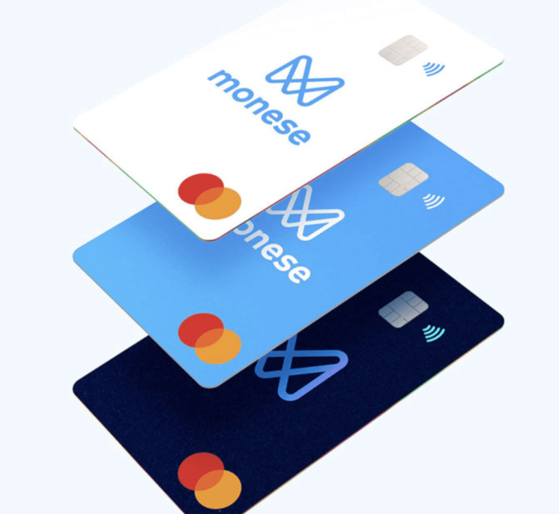 Monese ed Apple Pay: vari tipi di conto.