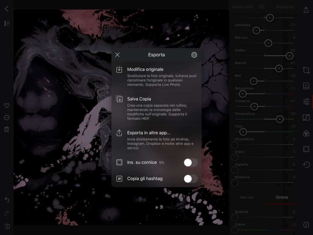 Darkroom l’app per l’editing foto 1