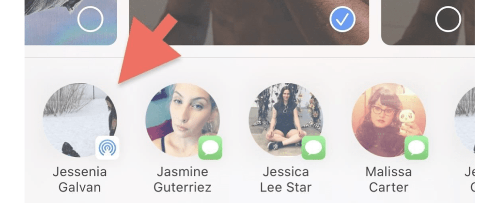 Personalizzare la barra di condivisione su iPhone