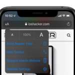 abilitare vista reader su safari