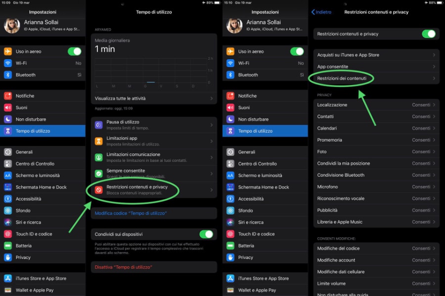 come disattivare musica esplicita apple4