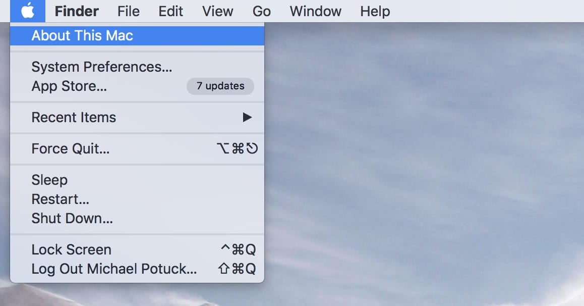 Macos find. Как узнать какая модель макбука