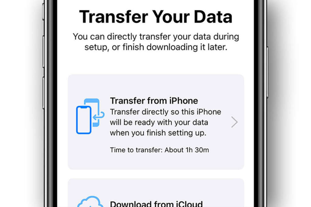 trasferire dati da iPhone a iPhone