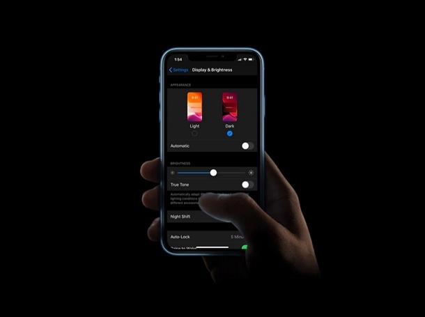 Dark mode da control center su iPhone e iPad: ecco come fare