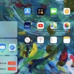 vedere i widgets nella homescreen dell’iPad