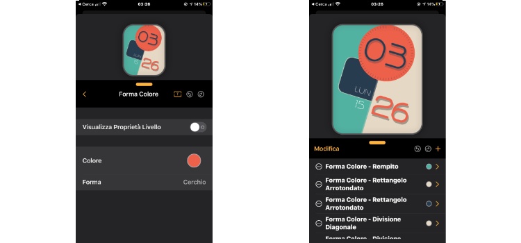 quadranti personalizzati su Apple Watch - modifica Watch faces