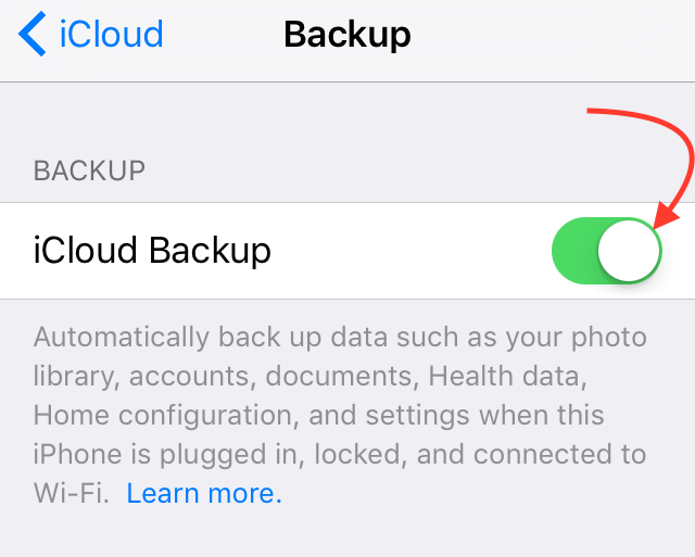 iCloud Backup