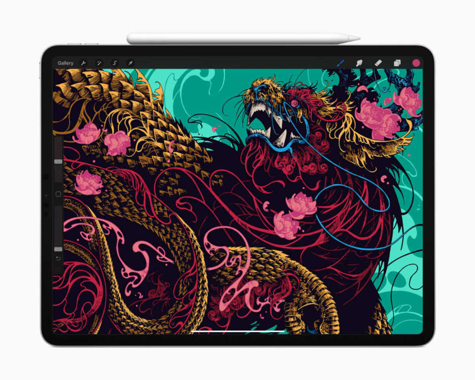 iPad Pro 12.9 Lidar paint