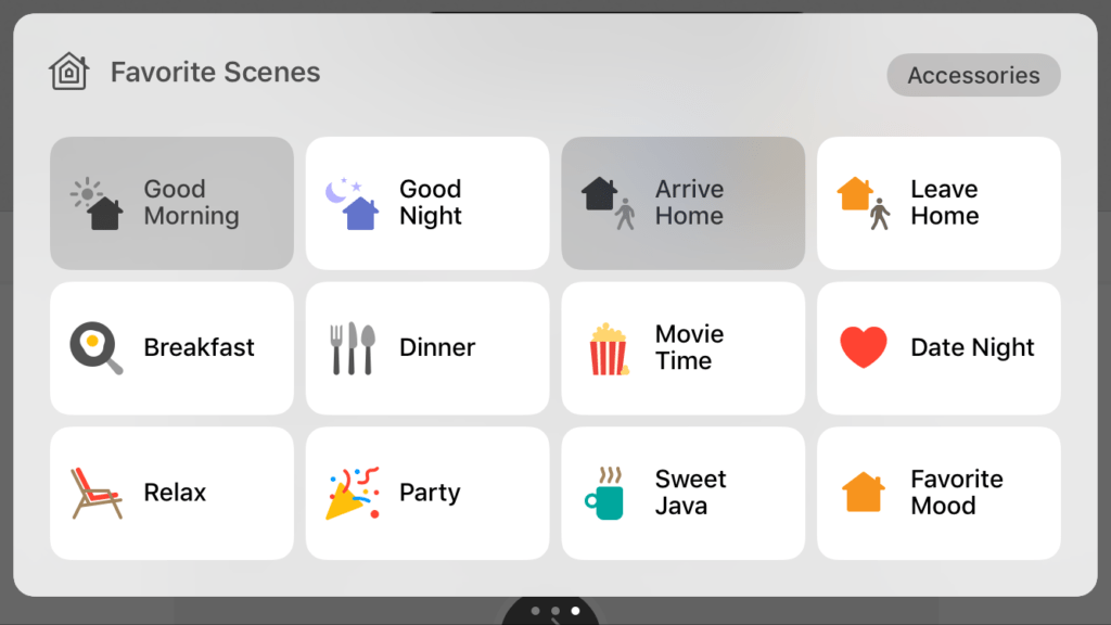 Come impostare le scene in Homekit