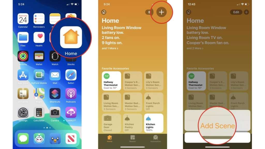 Come impostare le scene in Homekit 0