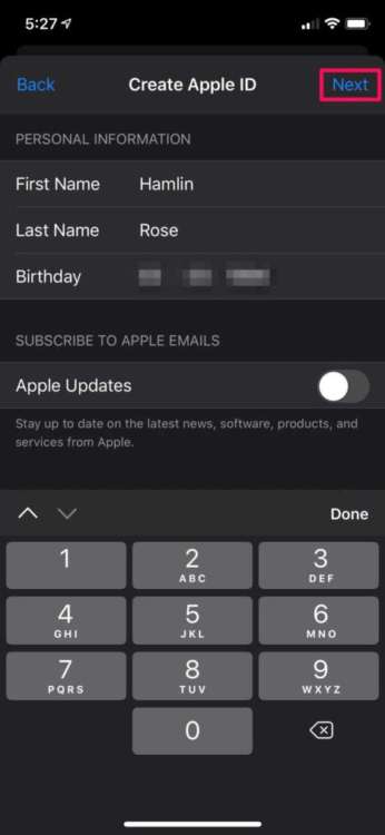 Come creare un Apple ID senza carta2