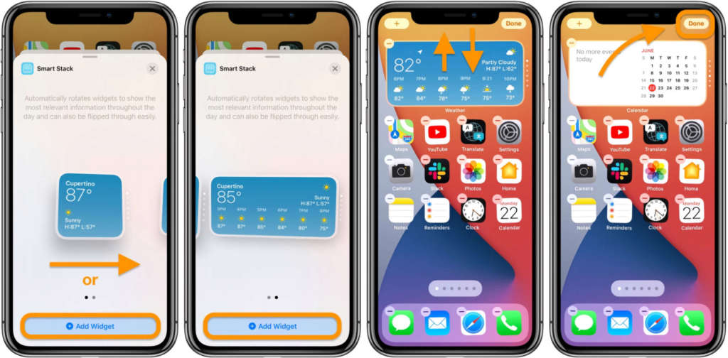 come impostare i widget su iPhone 2