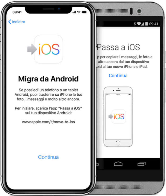 come passare da Android ad iOS