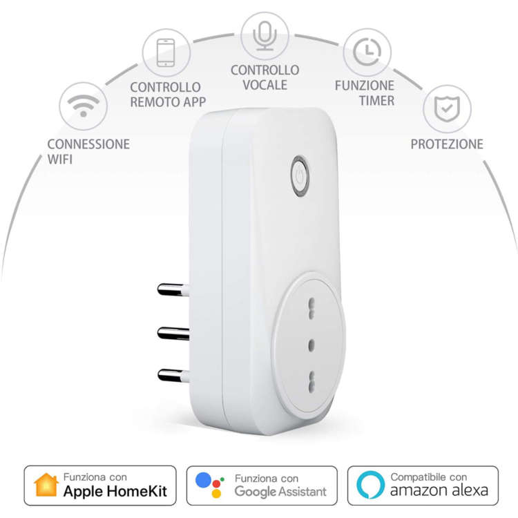 Presa italiana Homekit di Meross