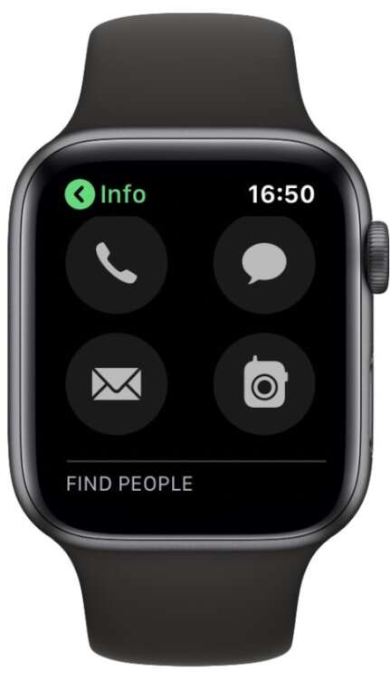 Come chiamare dall'Apple Watch1