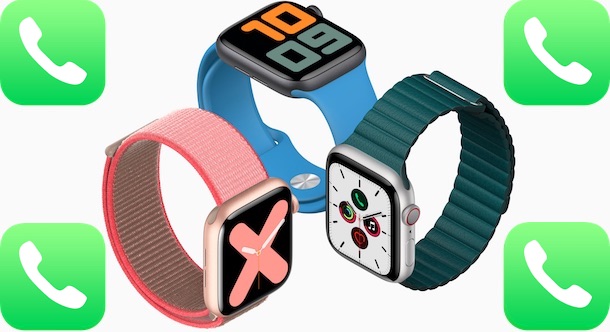 Come chiamare dall'Apple Watch