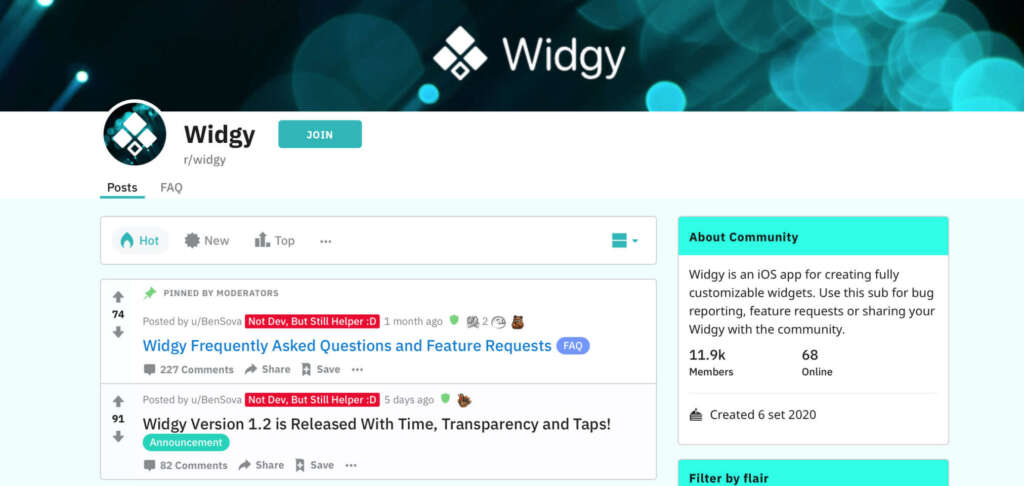 Widget personalizzati su iPhone reddit
