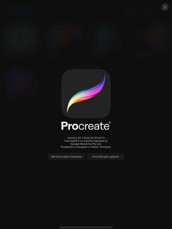 Procreate per iPad1