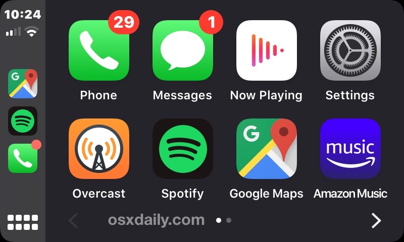 Come fare uno screenshot su CarPlay
