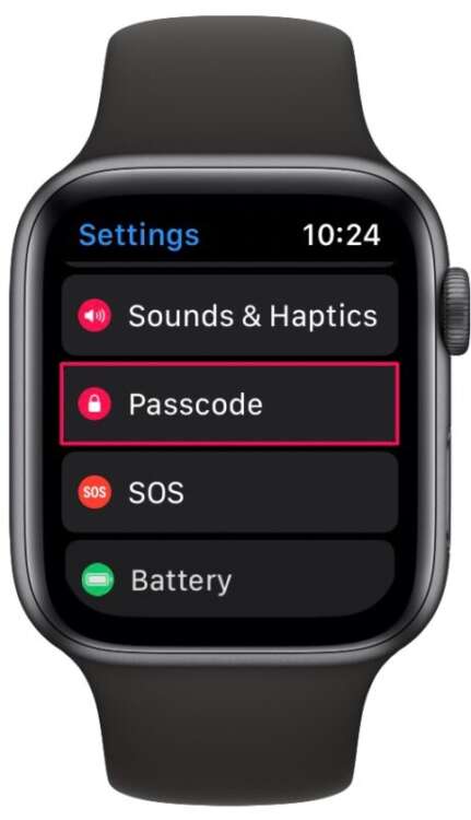 Password complessa su Apple Watch 2