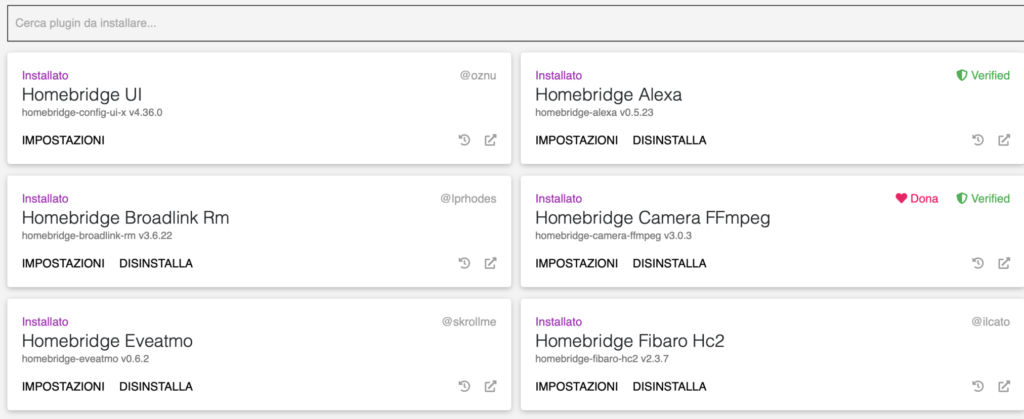 Home Assistant o HomeBridge