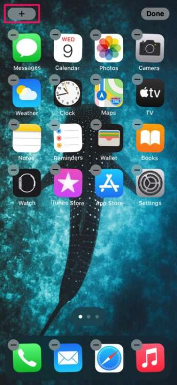 Widget foto iOS 3