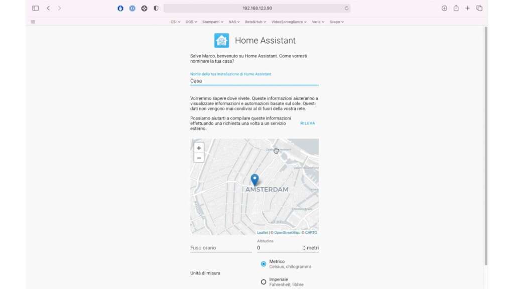 CONFIGURARE HOME ASSISTANT