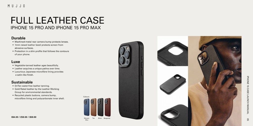 MUJJO iPhone cases leather - altri - Mr.Apple