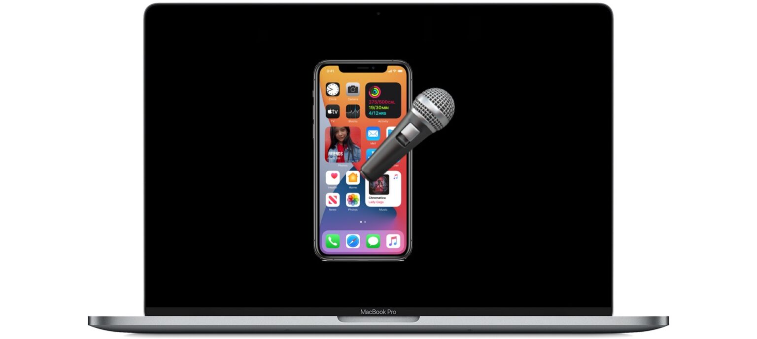 use iphone as microphone on mac x - modo - Mr.Apple